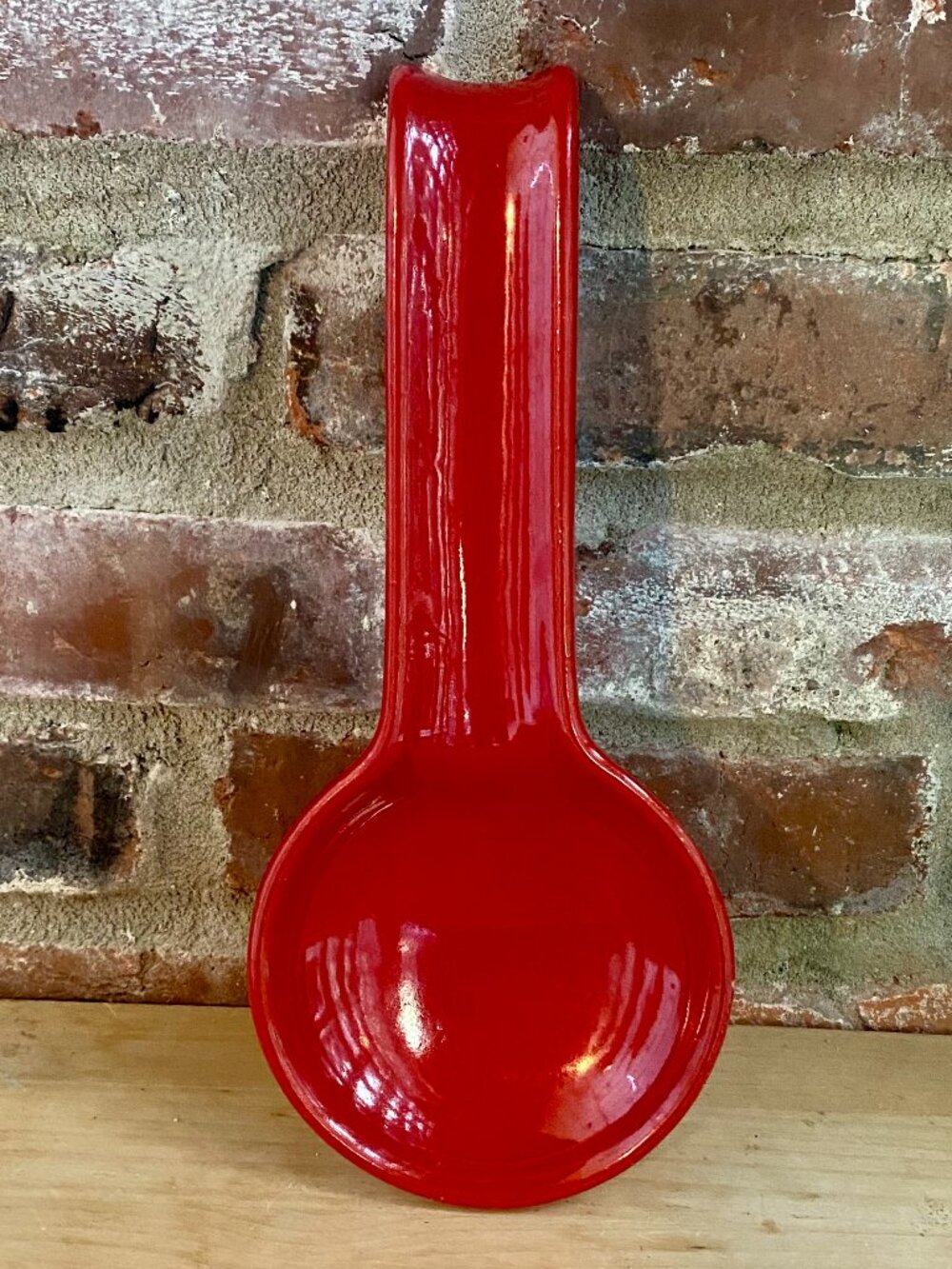Napa Style: Terracotta Spoon Rest, Red, Made in Italy, New without Box.